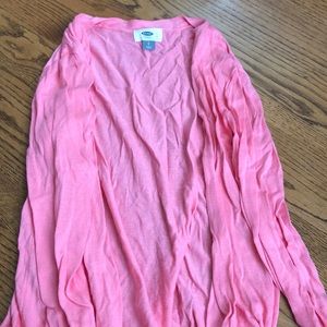 Pink cardigan